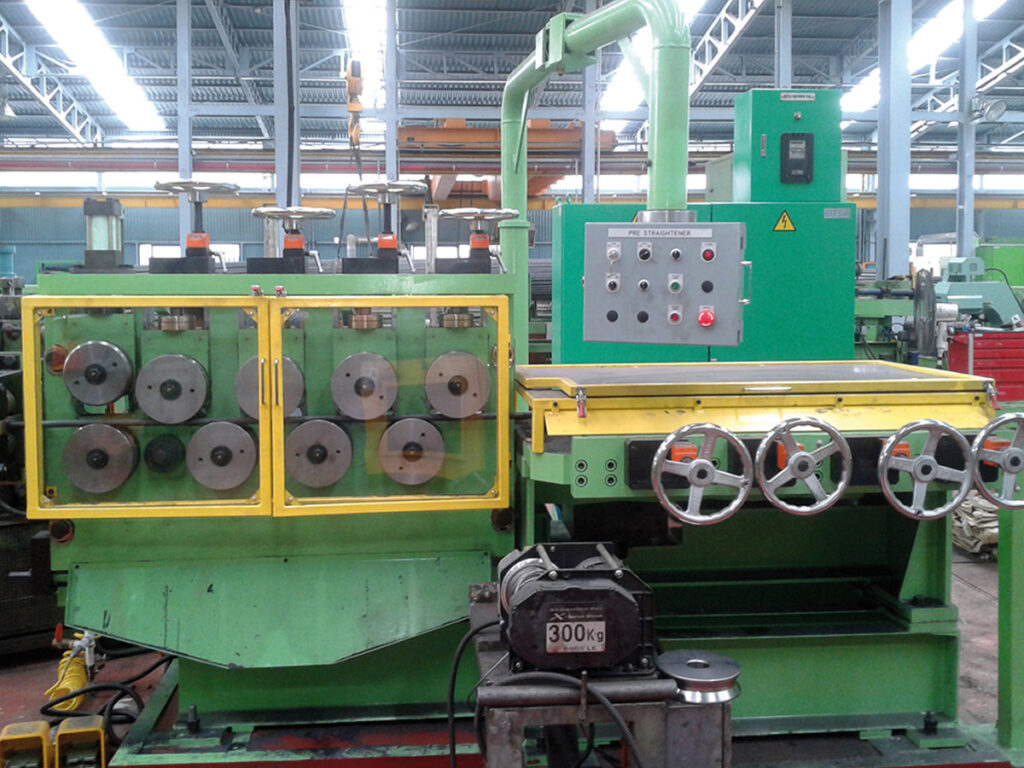 Picture of a straightening machine