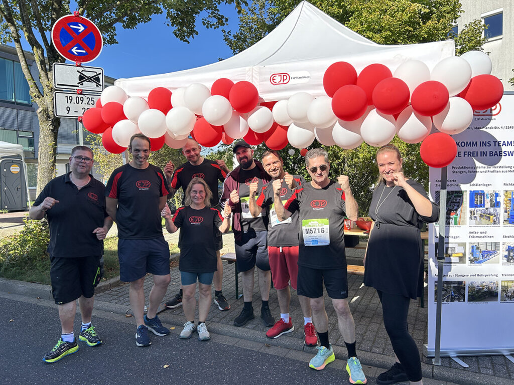 EJP Maschinen beim Aachener Firmenlauf 2025